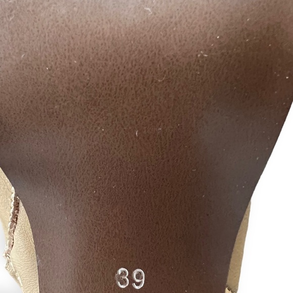 Senso knee high boots beige cream Size 39 / 9 Zandar  heels - Picture 7 of 11